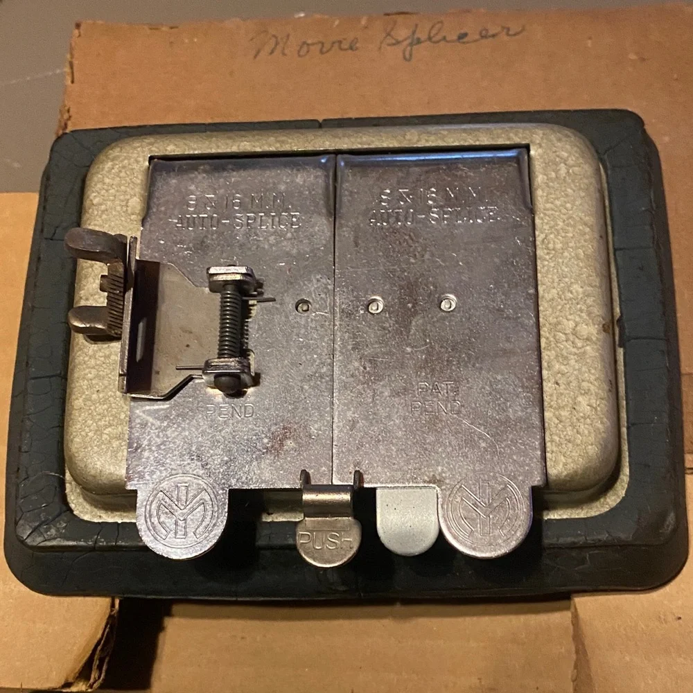 Vintage Moore 8mm & 16mm Auto-Splice Movie Film Splicer Editor Tool